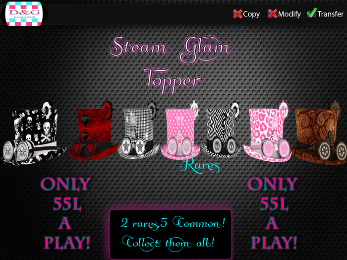 D&G *Mad Steam Topper* BOX {Deadly}