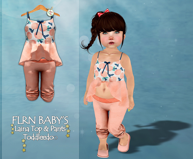 Laina Top & Pants V2 Salmon