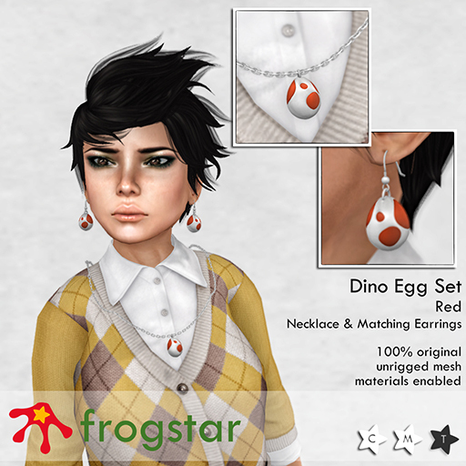Frogstar - Dino Egg Set (Red)