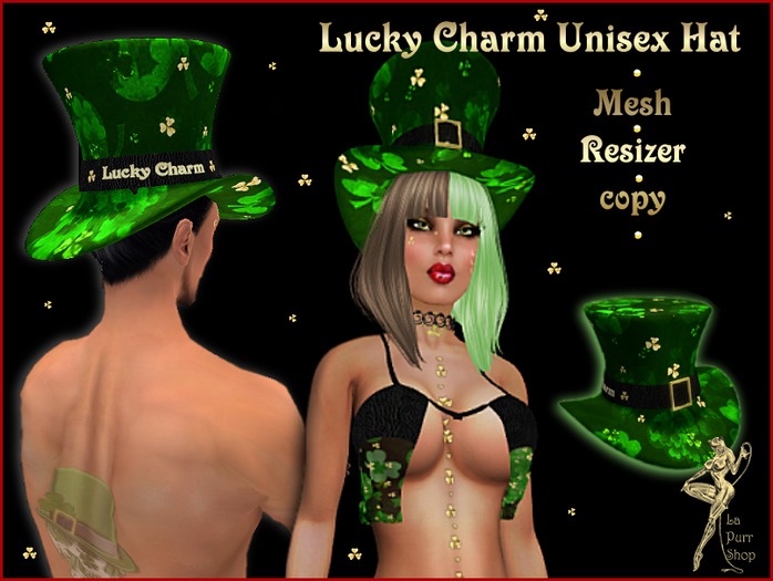 Lucky Charm St Patrick's Day Unisex Hat- touch to resize