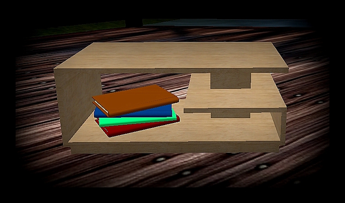 TV TABLE LIGHT WOOD1