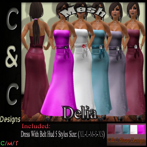 C&C Mesh Delia Hud 5 Styles (Demo)