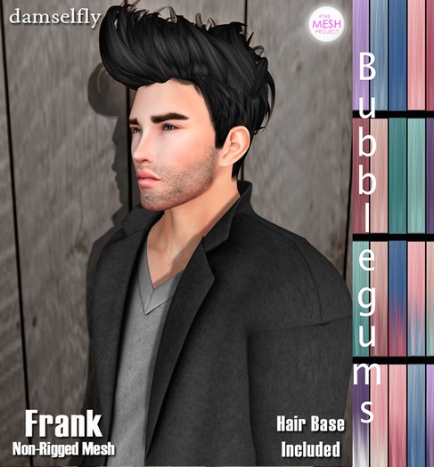 *~*Damselfly*~*Frank Non-Rigged Mesh Bubblegums