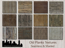 Skiline old planks textures