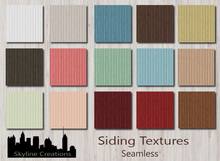 Skyline siding textures