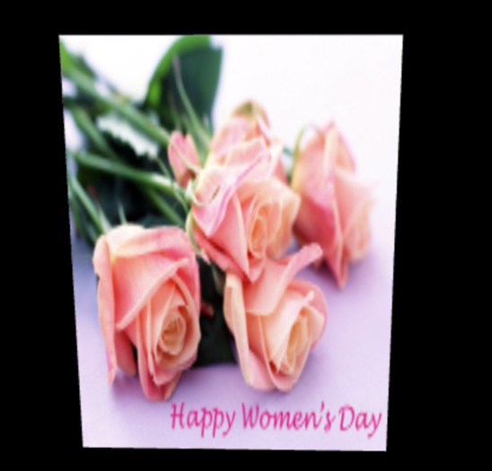 Canny Cards - Happy Women's Day Roses Card