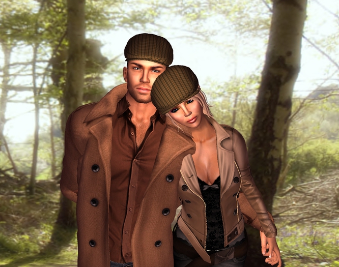 MacKenzie Brown Flat Cap 
