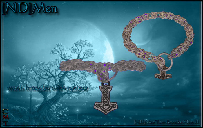 [ND]Men Thor Bracelet Silver II
