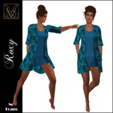 JCD Roxy Blue Mesh Dress (bagged)