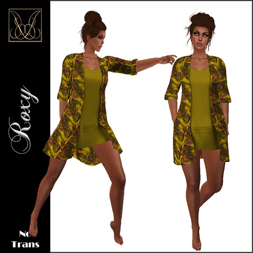 JCD Roxy Gold Mesh Dress (bagged)