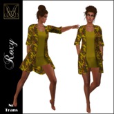 JCD Roxy Blue Mesh Dress (bagged)