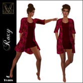 JCD Roxy Blue Mesh Dress (bagged)