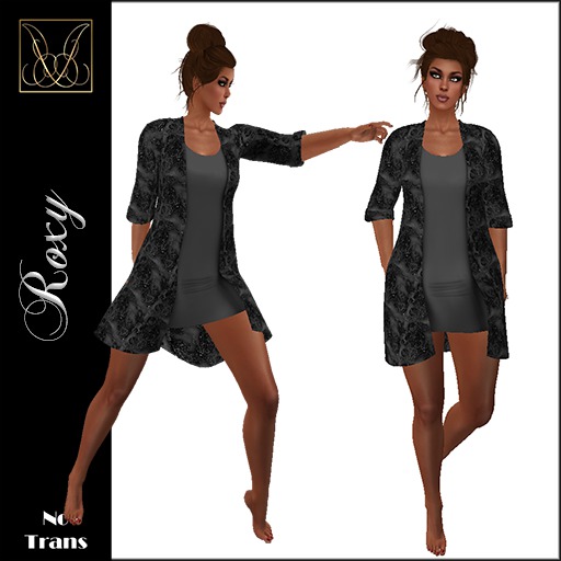 JCD Roxy Black Mesh Dress (bagged)