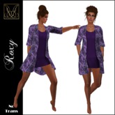 JCD Roxy Blue Mesh Dress (bagged)