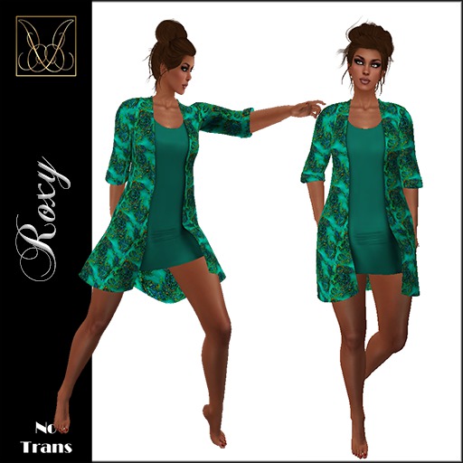 JCD Roxy Blue Mesh Dress (bagged)