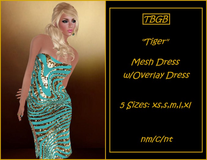 !!! TBGB - "Tiger" Layered Dress by Sej