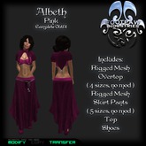 [FPI] Albeth Pink ~ Complete Outfit with Rigged Mesh Overtop & pants