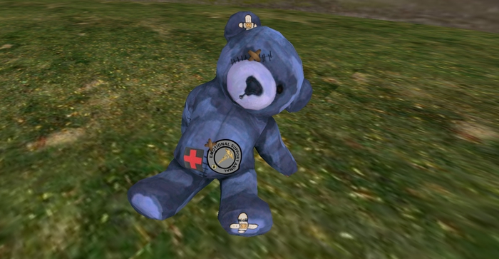 OldTeddy blue -boxed
