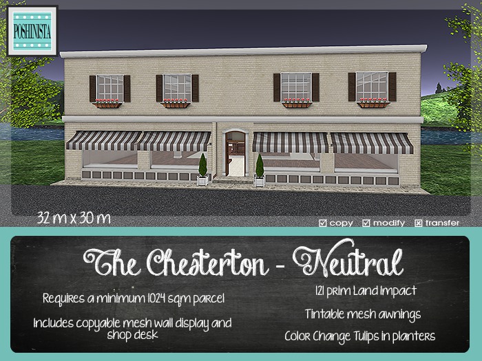 Poshinista - The Chesterton (Neutral) ✦Item Retiring Sale!✦