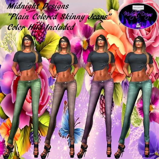 MIDNIGHT SKINNY PLAIN COLORS