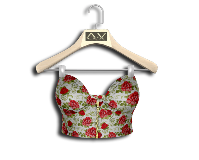 .:Vitrimi:. Zipper Corset Roses