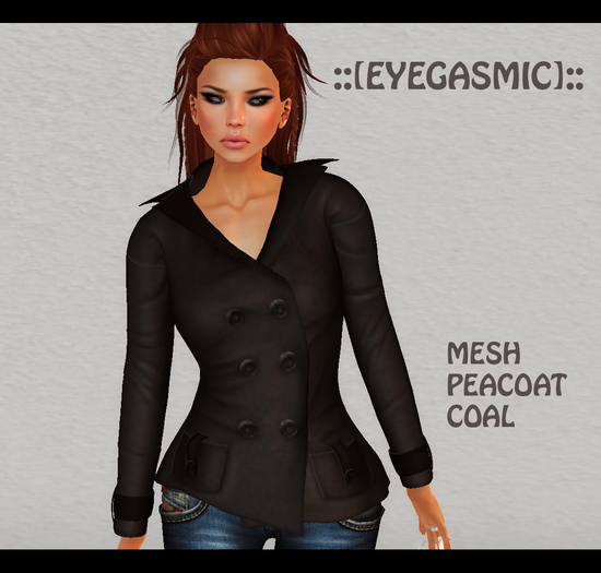 ::[EyeGasmic]::Mesh  Peacoat Coal