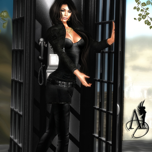 AngelDessous-Sabina,casual mesh black