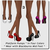 Platform Pumps for Blackburns Mid Feet