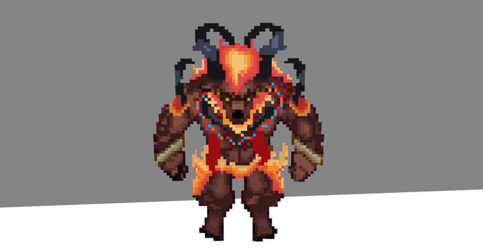 Ifrit Final Fantasy 2D Avatar Package