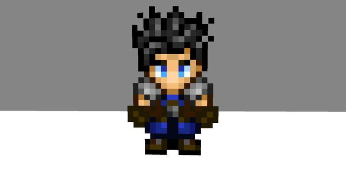 Zack Final Fantasy 2D Avatar Package