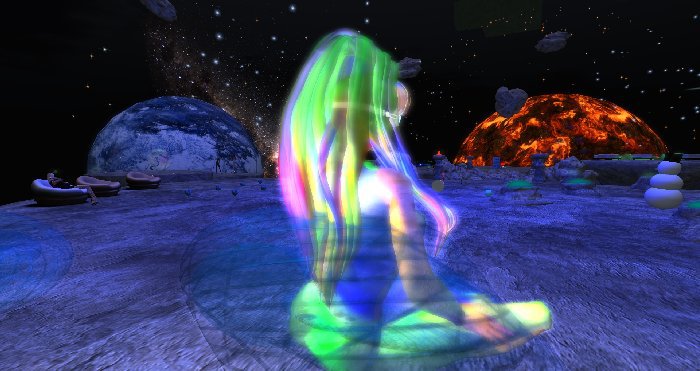 Space Dancer Hair "LAVA"