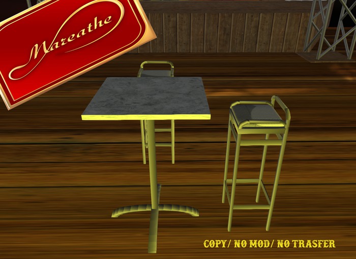 .: Mareathe :. Pub Table Stoll Set 2