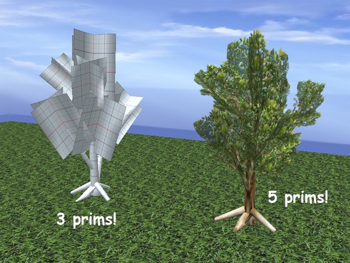 Second Life Marketplace - Innovative 3rd generation sculpted prim tree ...