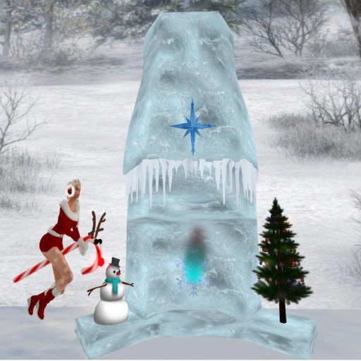Christmas Ice Fireplace Boxed