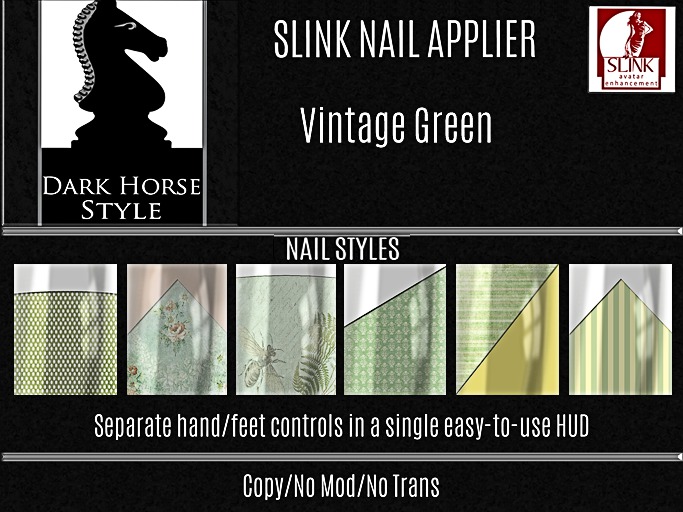 !DHS Nails-Vintage Green