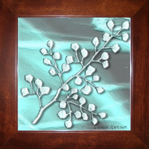 Linda Henson framed art: Retreat 2