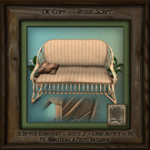 Tropics Blonde Patio Loveseat Be