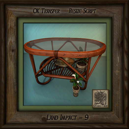 Tropics Med Patio Table Bd