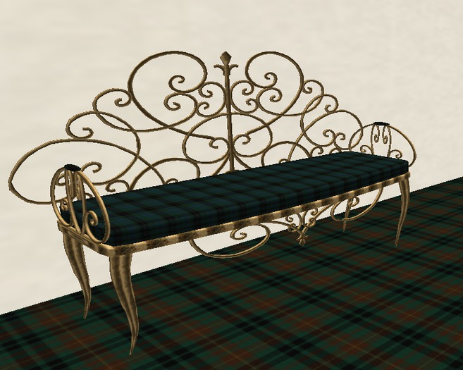 Davidson Tartan Bench