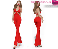 FULL PERM MI Fullperm Rigged Mesh Halter Jumpsuit