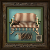 Tropics Blonde Patio Loveseat Bk