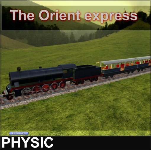 Light Orient Express train