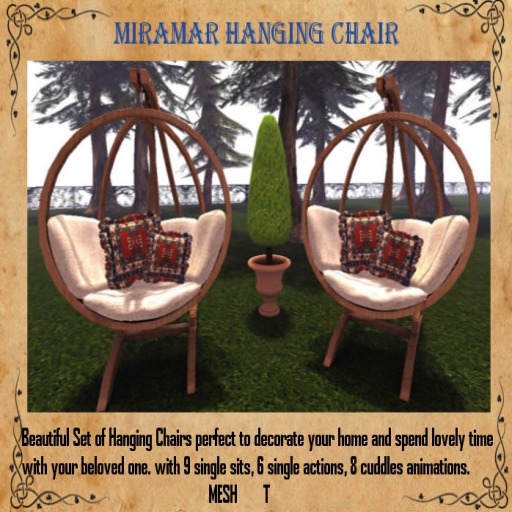 K&J Miramar Hanging Chairs