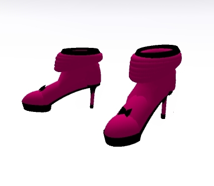sweets Boots Low Pink