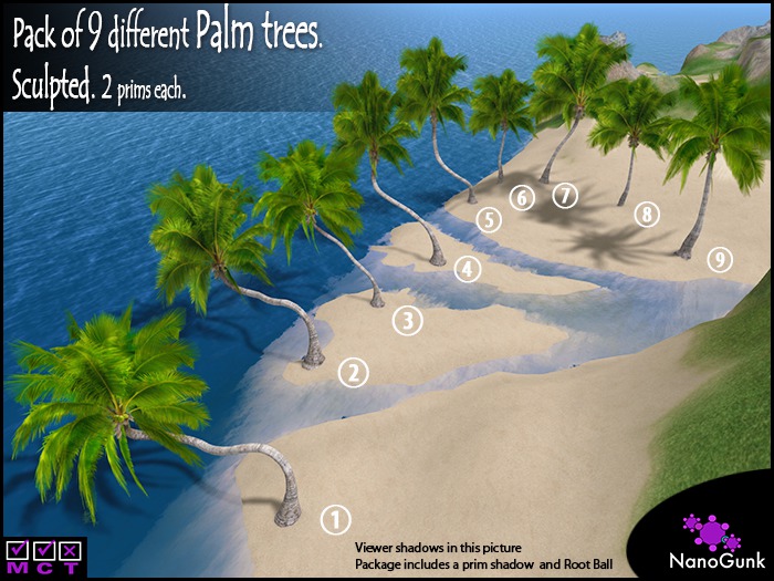 ! NanoGunk 9 Pack Palms