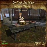 *UI* Wash Table v