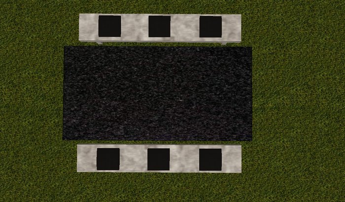 Outdoor Black Granite Set V1.1