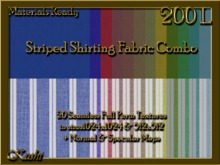Striped Shirting Combo Seamless Textures Materials Ready Full Perms 1024x1024 & 512x512 Tileable 