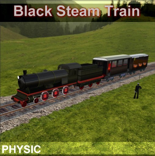 Light Black steam train box