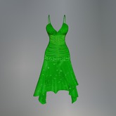 Irish Lucky Clover Ruched Mesh Dress